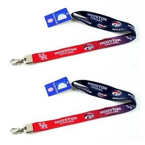 Houston Cougars NCAA Ombre Lanyard 2 Pack